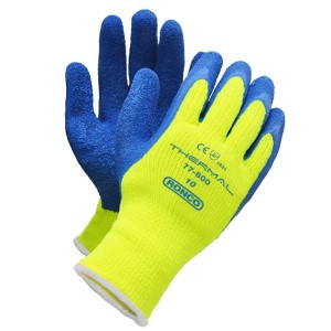 Cold Resistant Acrylic Thermal Glove Latex Palm X-Large 12x6